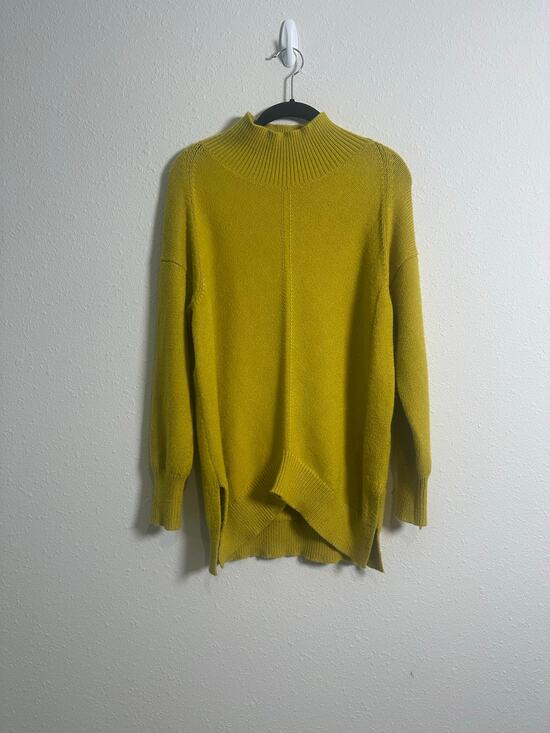 Anthropologie Sweaters - Anthropologie Maeve Crystal Tunic Sweater ribbed mock neckline XS